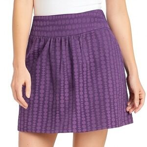 The Limited Purple Skirt Mini Polka‎ Dot A-Line Party Career Casual